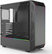 Phanteks Eclipse P350X Jocuri Turnul Midi Cutie de calculator cu fereastră laterală și iluminare RGB Negru