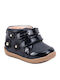 My First Steps Ghete Copii din Piele cu Velcro Albastru marin