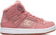 DC Kinder-Sneaker Hoch Rosa