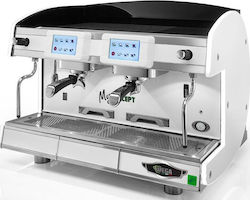 Wega MyConcept EVD Commercial Espresso Machine 2-Group Total White W80xD60xH59cm