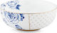 PiP Studio Royal Cereal Serving Bowl Round made of Porcelain White with Diameter 12.5cm