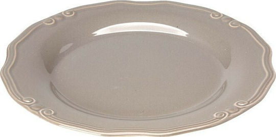 Espiel Tiffany Πιάτο Γλυκού Κεραμικό Καφέ με Διάμετρο 21cm