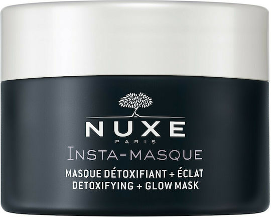 Nuxe Insta-Masque Detoxifying + Glow Μάσκα Ομορφιάς Προσώπου για Αποτοξίνωση με Ενεργό Άνθρακα 50ml