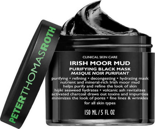 Peter Thomas Roth Irish Moor Mud Purifying Μάσκα Ομορφιάς Προσώπου για Αντιγήρανση με Ενεργό Άνθρακα 150ml