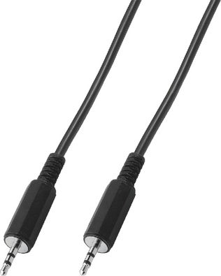 Goobay 3.5mm male - 3.5mm male Cable Black 1.5m (50457)