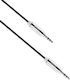 Earldom Καλώδιο Ήχου 3.5mm male - 3.5mm male Μαύρο 1m 14971