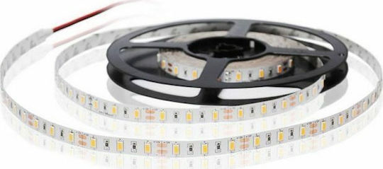 Fos me Αδιάβροχη Ταινία LED 12V Φυσικό Λευκό Φως 5m Τύπου SMD2835
