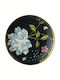 Laura Ashley Heritage Midnight Plate Desert made of Porcelain Blue with Diameter 12cm