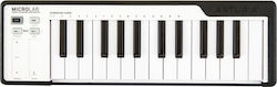 Arturia Tastatura Midi Microlab cu 25 taste Negru