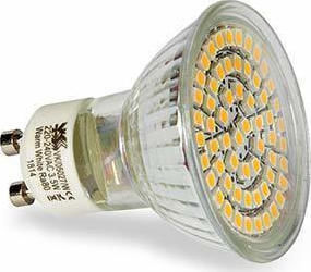VK Lighting Λάμπα LED 3.5W για Ντουί GU10 και Σχήμα MR16 Κόκκινο 260lm