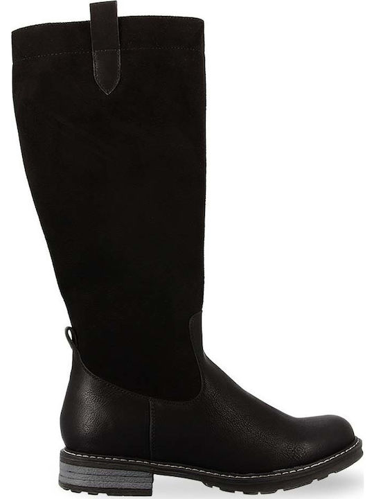 Anatomic Synthetic Leather Riding Boots Black
