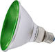 Eurolamp Λάμπα LED για Ντουί E27 και Σχήμα PAR38 Πράσινο 1350lm