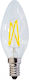 Optonica SP4-A4 LED Bulb 4W 98mm for Socket E14 and Shape C35 Natural White 400lm