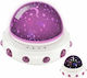 Rotating Kids Projector Lamp Dream with Star Projection Pink