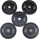 MDS Crossfit Rumber Plate Scheibenset Olympischen Typs Gummierte 1 x 10kg Φ50mm