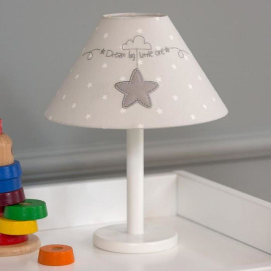 Funna Baby Παιδικό Φωτιστικό Πορτατίφ Big Dream Γκρι 10x29x40εκ.