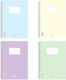 Next Σπιράλ Τετράδιο Ριγέ Α4 2 Θεμάτων Pastel (Διάφορα Χρώματα)