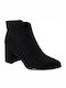 Marco Tozzi Suede Women's Ankle Boots Black