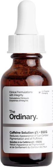 The Ordinary Caffeine Solution 5% & EGCG Ενυδατικό Serum Προσώπου & Ματιών για Μαύρους Κύκλους & Λεύκανση 30ml