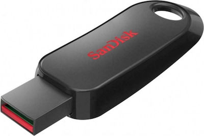 Sandisk Cruzer Snap 64GB USB 2.0 Stick Schwarz