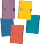 Next Spiral Notebooks Ruled A4 3 Subjects 10pcs (Μiscellaneous colours)