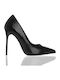 Sante Pointed Toe Stiletto Black High Heels