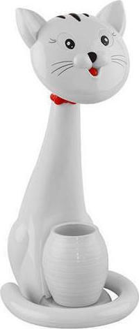 Horoz Electric Led Kids Decorative Lamp Cat White 32εκ.