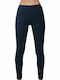 Women's Long Training Legging Navy Blue