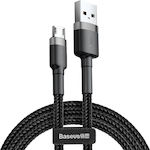 Baseus Cafule Braided USB 2.0 to micro USB Cable Μαύρο 3m (CAMKLF-HG1)
