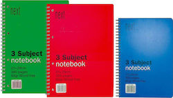 Next Spiral Notebook Ruled A4 4 Subjects 1pcs (Μiscellaneous colours)