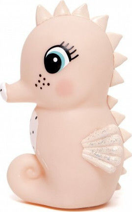 Petit Monkey Kids Decorative Lamp Hippocampus Pink 14x9cm