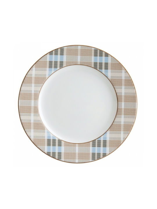 Ionia Fruit Plate Picnic Plate Desert made of Porcelain White with Diameter 20cm
