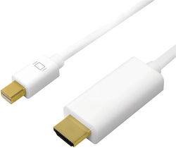 LogiLink Cable mini DisplayPort male - HDMI male 5m (CV0125)