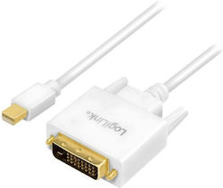 LogiLink Cable DVI-D male - mini DisplayPort male 1.8m (CV0137)