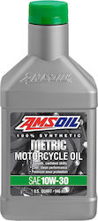 Amsoil Metric Synthetic Motorcycle Oil for Four-Stroke Engines 10W-30 946ml