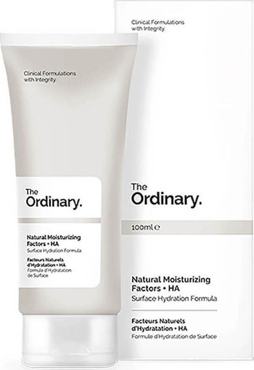 The Ordinary Natural Moisturizing Factors & HA Cremă de Față de Zi pentru Hidratare și Reconstrucție cu Acid Hialuronic 100ml