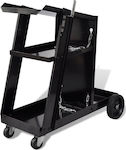 vidaXL Transport Trolley Welding for Weight Load up to 40kg Black