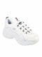 Skechers D'Lites 3.0 Damen Chunky Sneakers Weiß