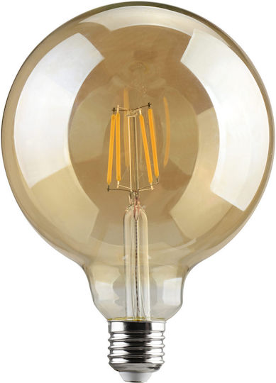 Redled Bec Bec LED 6W 95mm Pentru Bază De Bec E27 și Formă G95 Alb Cald 580 Lumen Reglabil În Intensitate