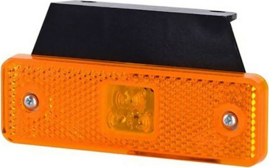 M-Tech Lkw-Volumenlichter 1Stück 12 / 24V - Orange WMLHOR500