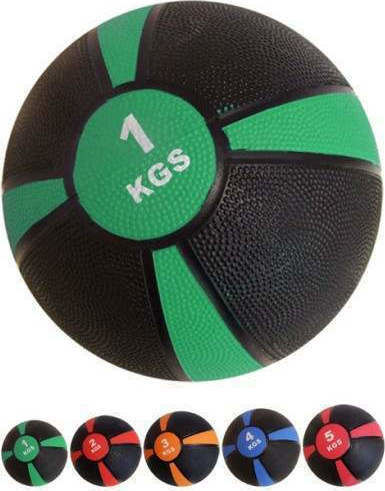 Power Force PF-10600 1kg Μπάλα Medicine 1kg σε Μαύρο Χρώμα