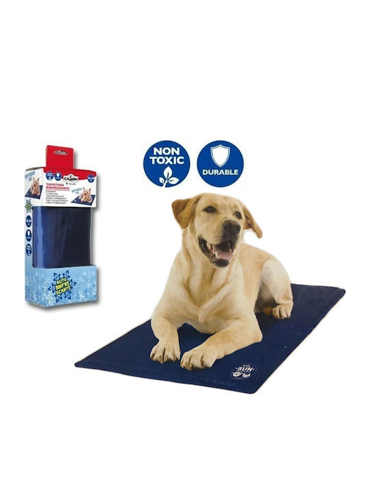 Camon Cool Pad Teppich für Hunde Kühl Blau 96x81cm. C795/4