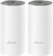 TP-LINK Deco E4 v1 Mesh Access Point Wi‑Fi 5 Dual Band (2.4 & 5GHz) σε Διπλό Kit