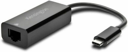 Kensington K33475WW USB-C Network Adapter with Wired Gigabit Ethernet Connection