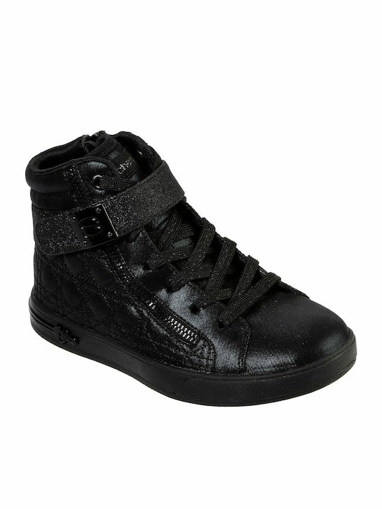Skechers Shoutouts Quilted Kicks Booties Black