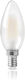 Fos me Λάμπα LED 6W για Ντουί E14 και Σχήμα C35...