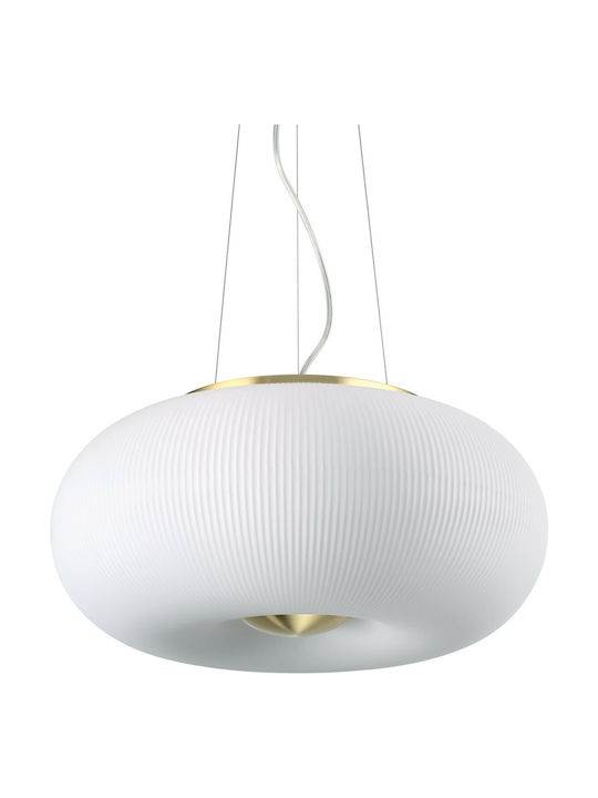 Ideal Lux Arizona SP3 Lustră Trei lumini Bell pentru Soclu GX53 Alb