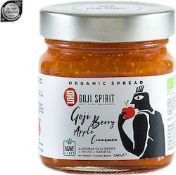 Goji Spirit Bio Marmelade Goji-Beere, Apfel & Zimt mit Agave 240gr
