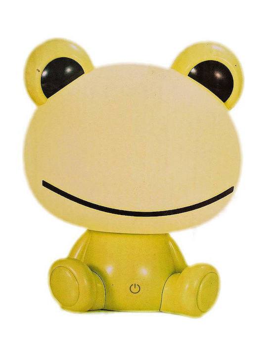 Decobebe Lumini LED Lampă decorativă pentru copii Atingere Frogy Verde 19.5x16.5cm