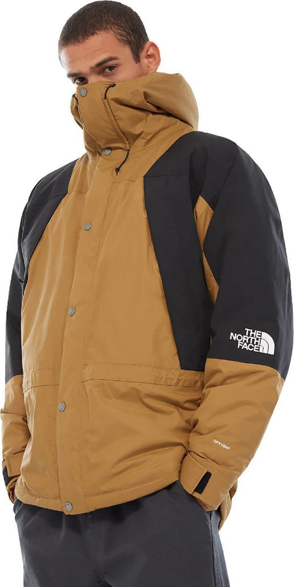 The North Face Casual Χακί Mountain Light Insulated Μπουφάν Με Κουκούλα
